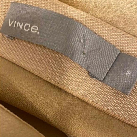 Vince Paneled Silk Satin Midi Skirt - Picture 11 of 11